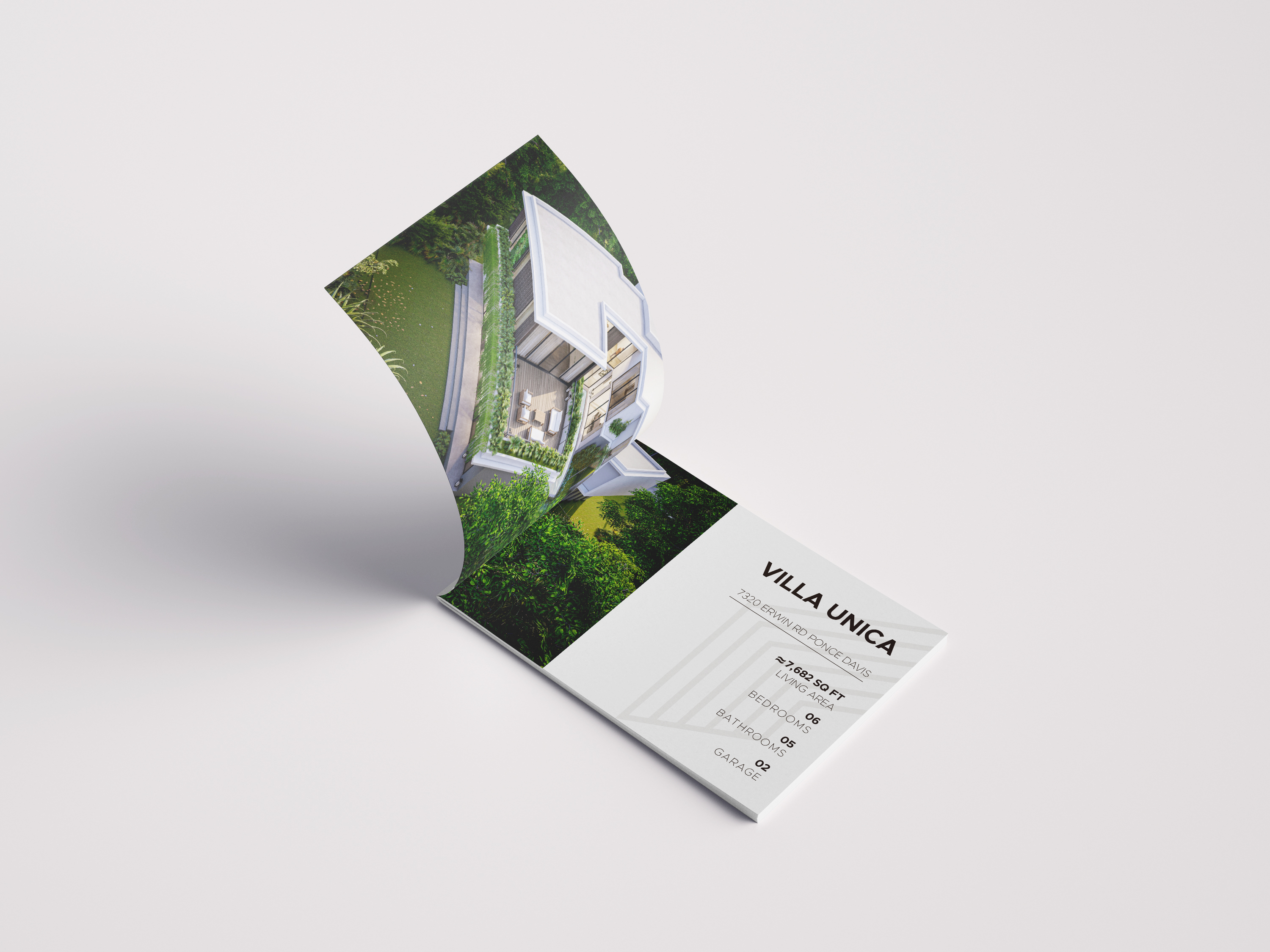 Villa Promotional Brochure — Mockup 1