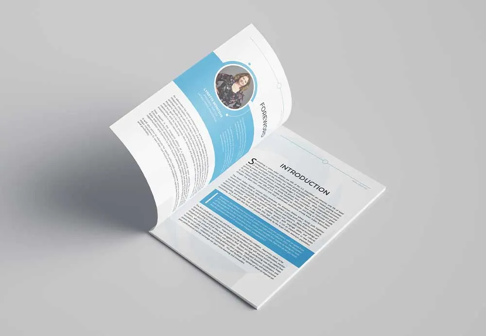 LHEI Annual Report spread